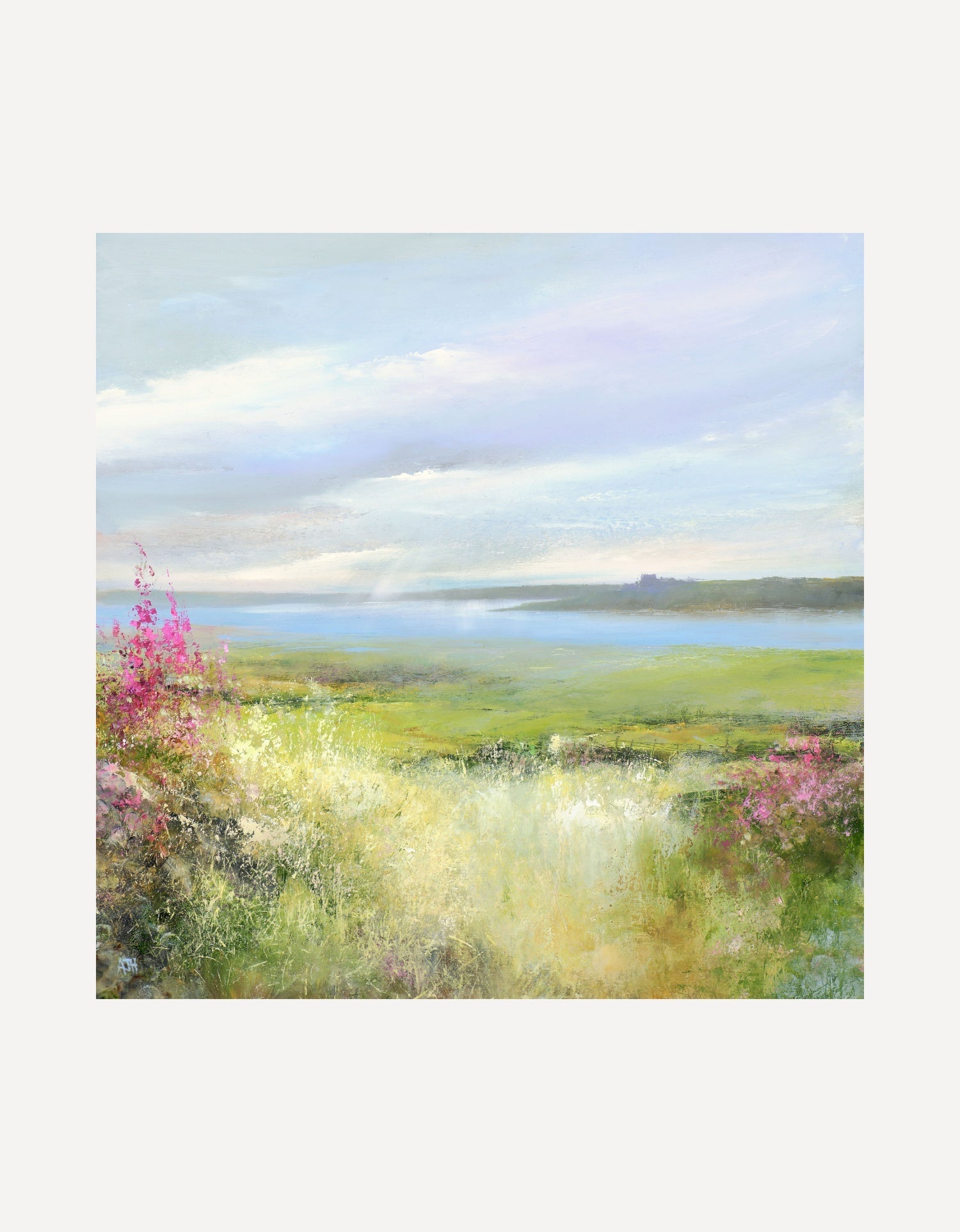 Looking towards Pendennis Castle across the Carrick Roads - Amanda Hoskin - Beside The Wave
