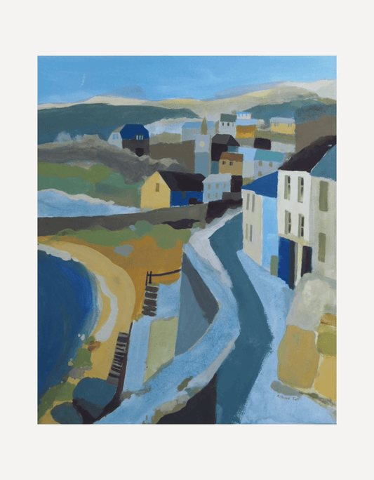 Looking West over the Beach - Richard Tuff - Beside The Wave