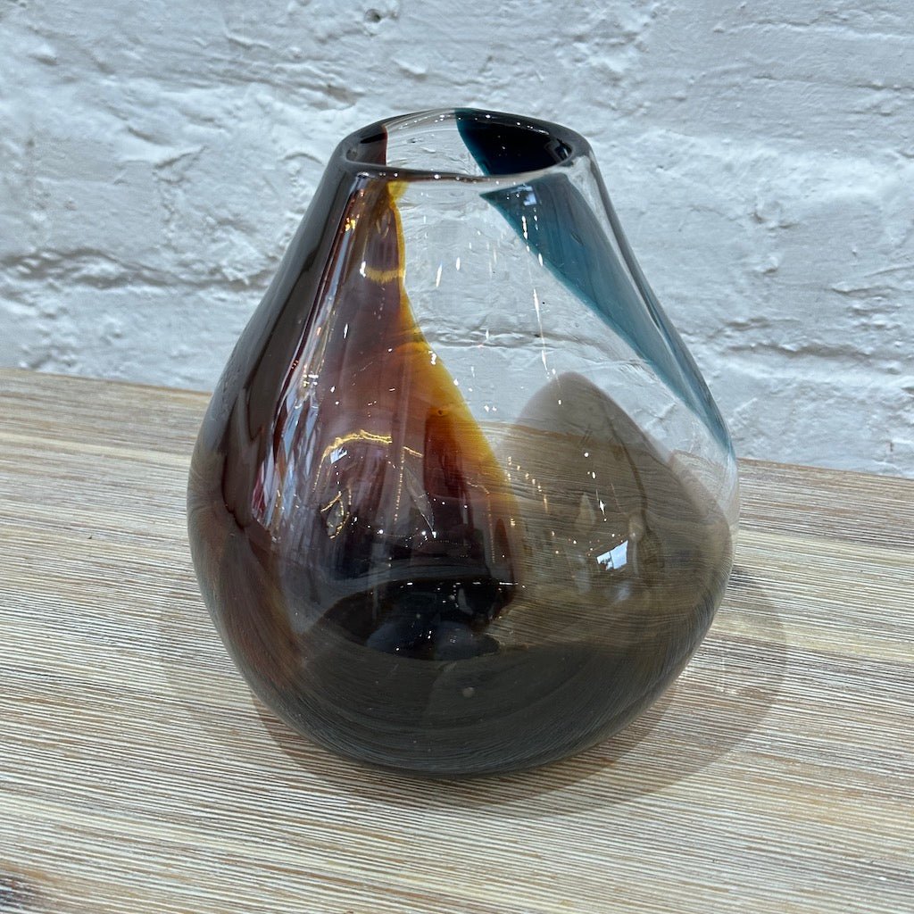 Droplet Vase, Tri - Colour 1 - Louisa Raven - Beside The Wave