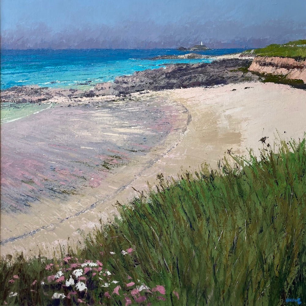 Low Tide, Godrevy Lighthouse - Mike Hindle - Beside The Wave