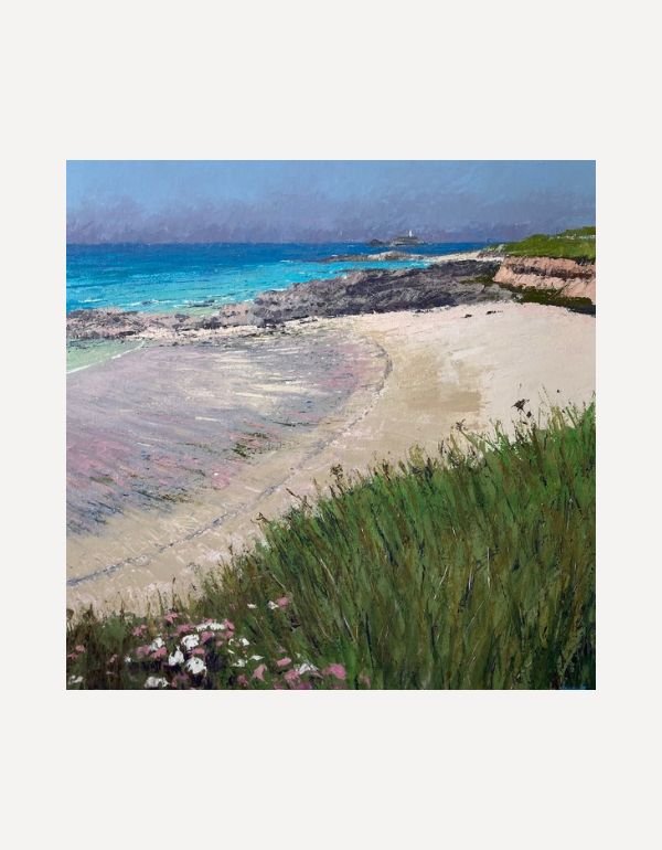 Low Tide, Godrevy Lighthouse - Mike Hindle - Beside The Wave