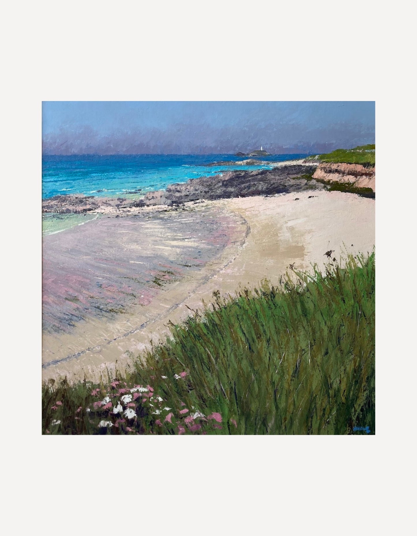 Low Tide, Godrevy Lighthouse - Mike Hindle - Beside The Wave