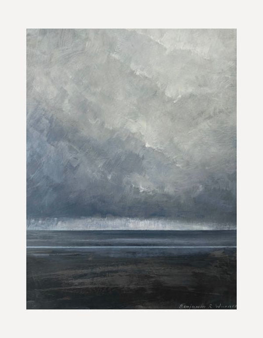 Low Tide, Gwithian Beach I - Benjamin Warner - Beside The Wave