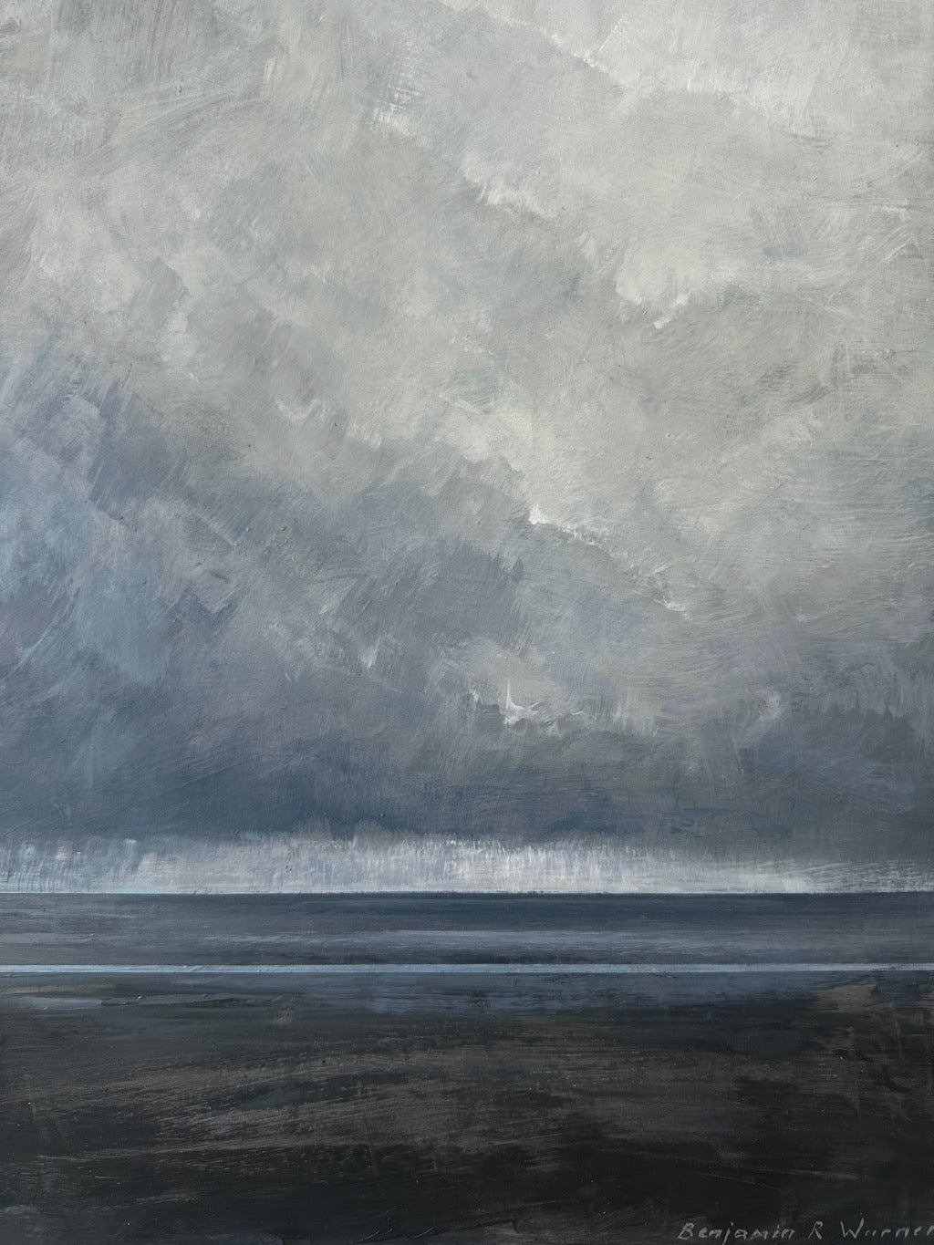 Low Tide, Gwithian Beach I - Benjamin Warner - Beside The Wave