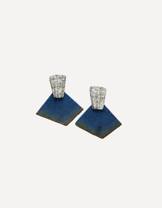 Slice of Chrysoprase Earrings