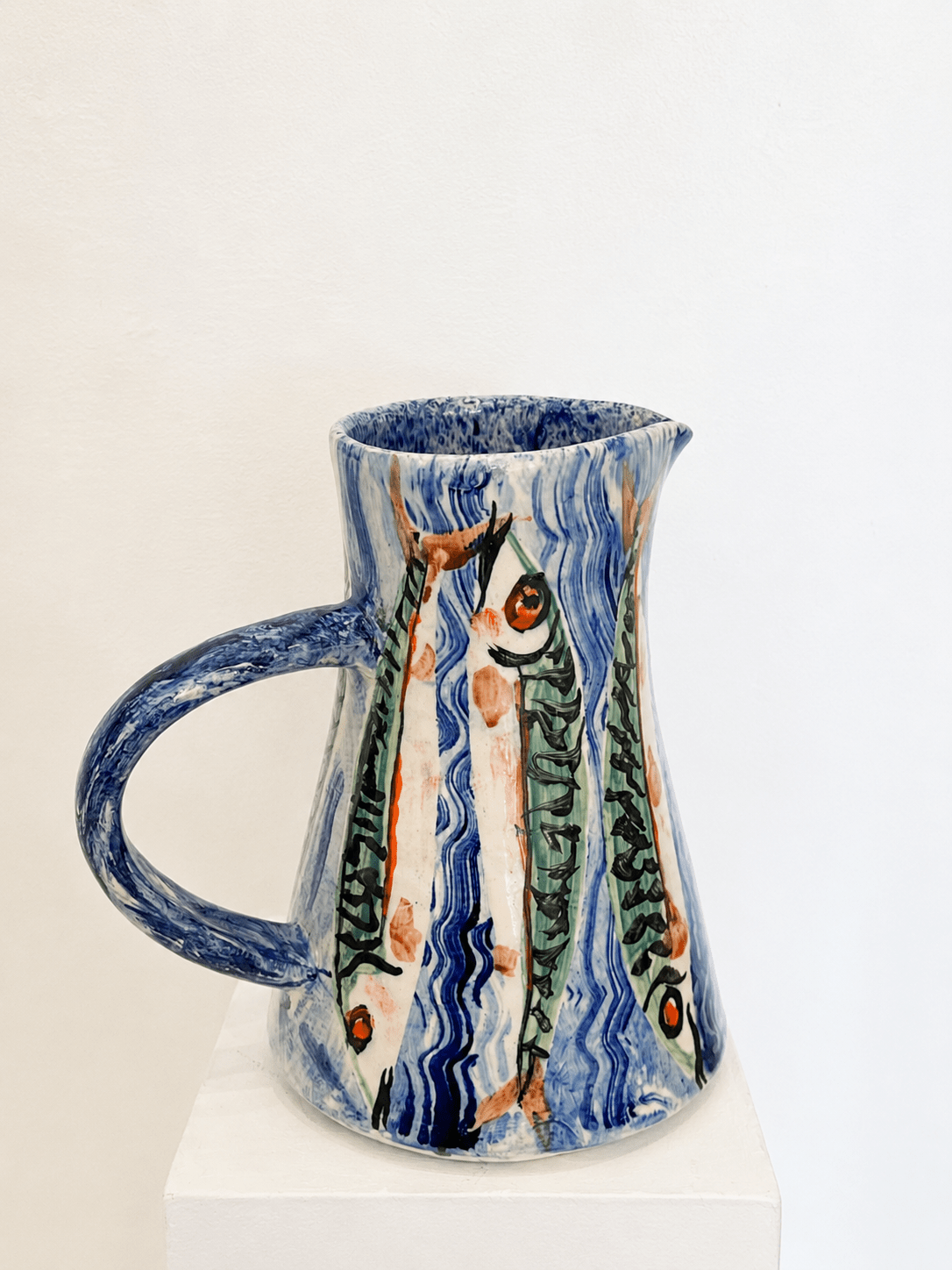 Mackerel Water Jug-Paul Jackson-Beside The Wave
