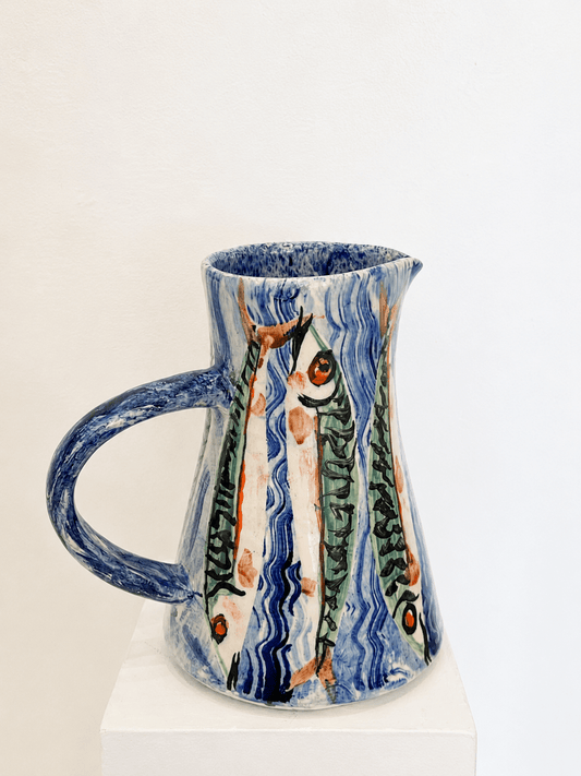 Mackerel Water Jug-Paul Jackson-Beside The Wave