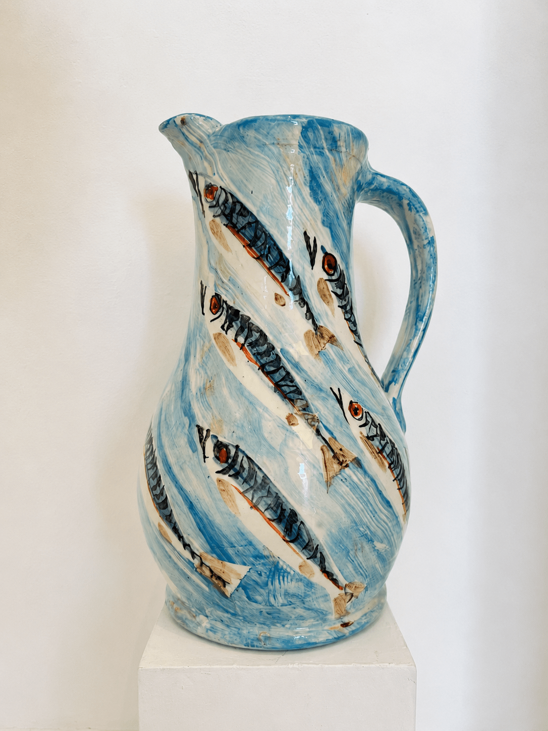 Mackerel XL jug-Paul Jackson-Beside The Wave