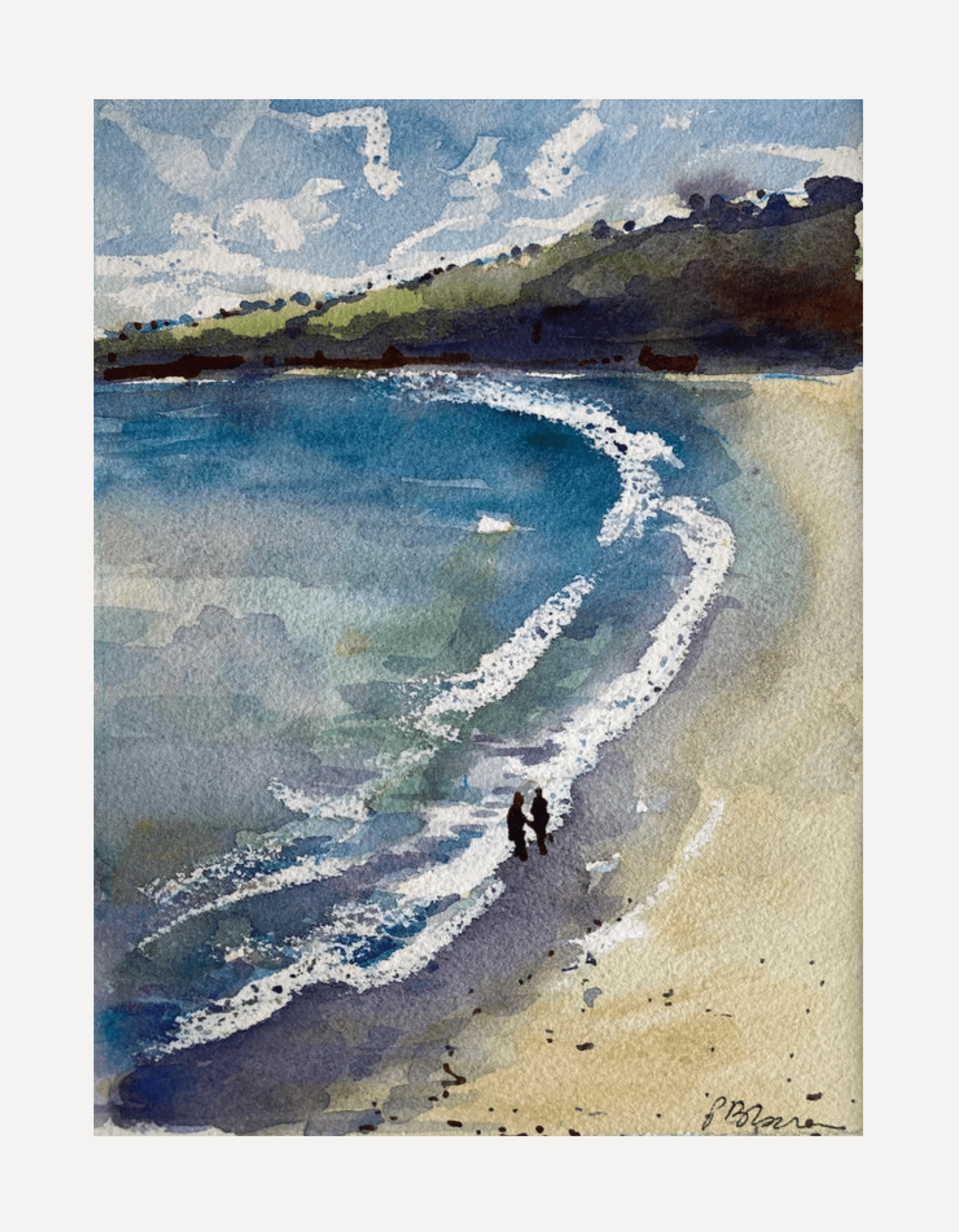 Maenporth Sands - Peter Blodau - Beside The Wave