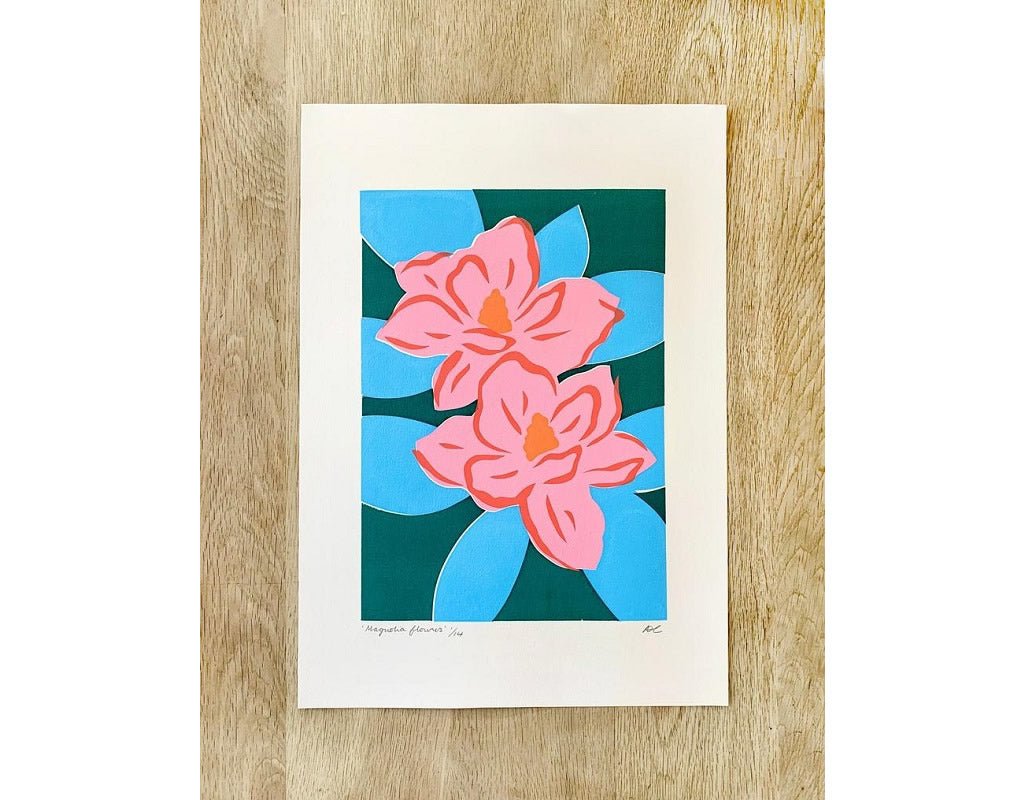 Magnolia Flowers - Alice Charman - Beside The Wave