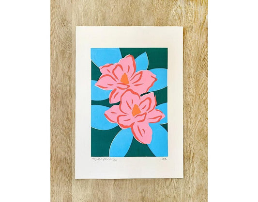 Magnolia Flowers - Alice Charman - Beside The Wave
