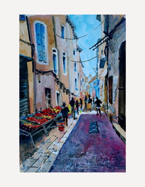 Market Street - Sarah Wimperis - Beside The Wave