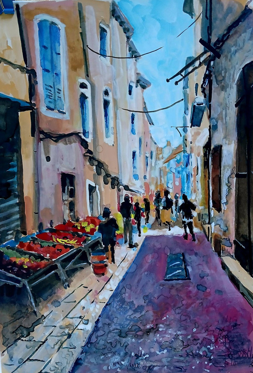 Market Street - Sarah Wimperis - Beside The Wave