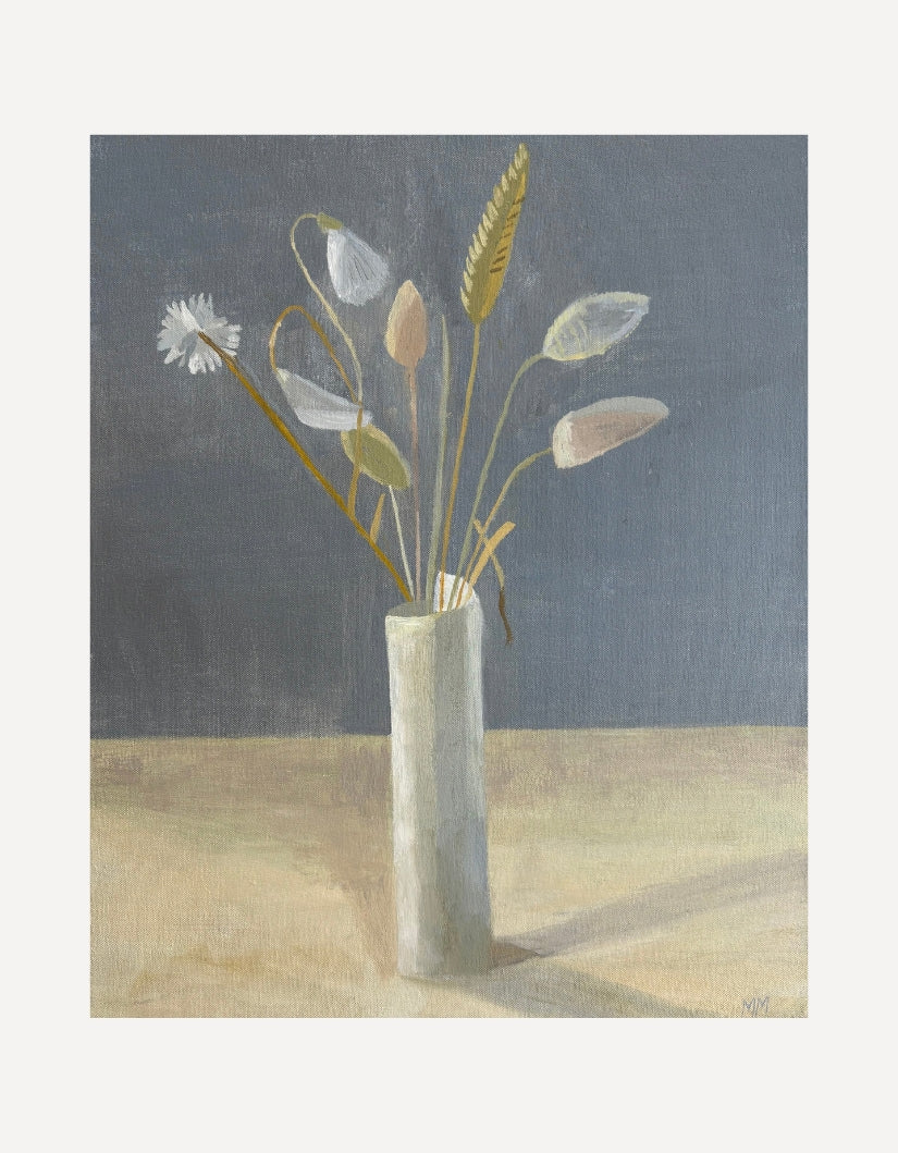 Pot With Grasses I