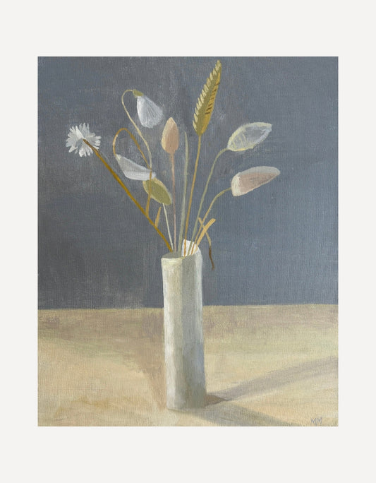 Pot With Grasses I