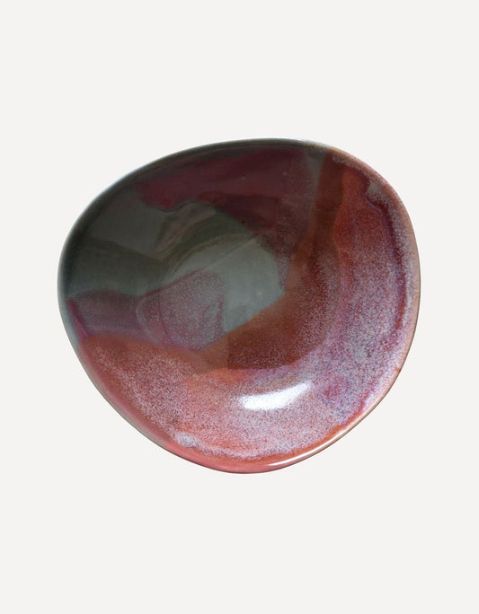 Medium Bowl (Plum Green)-Lucia Fraser-Beside The Wave