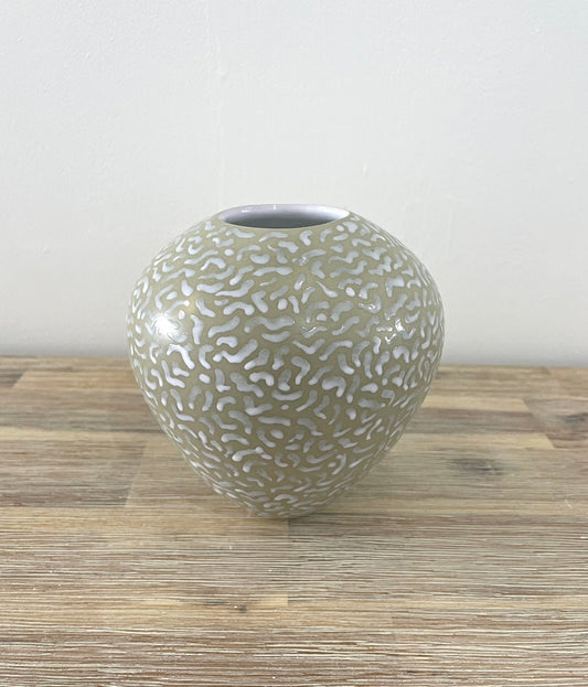 Medium Green Glaze Pot - Annie Hellyer - Beside The Wave