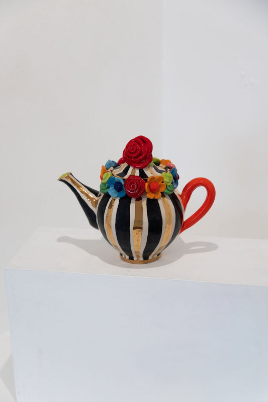 Medium Teapot (Rose) - Mary - Rose Young - Beside The Wave
