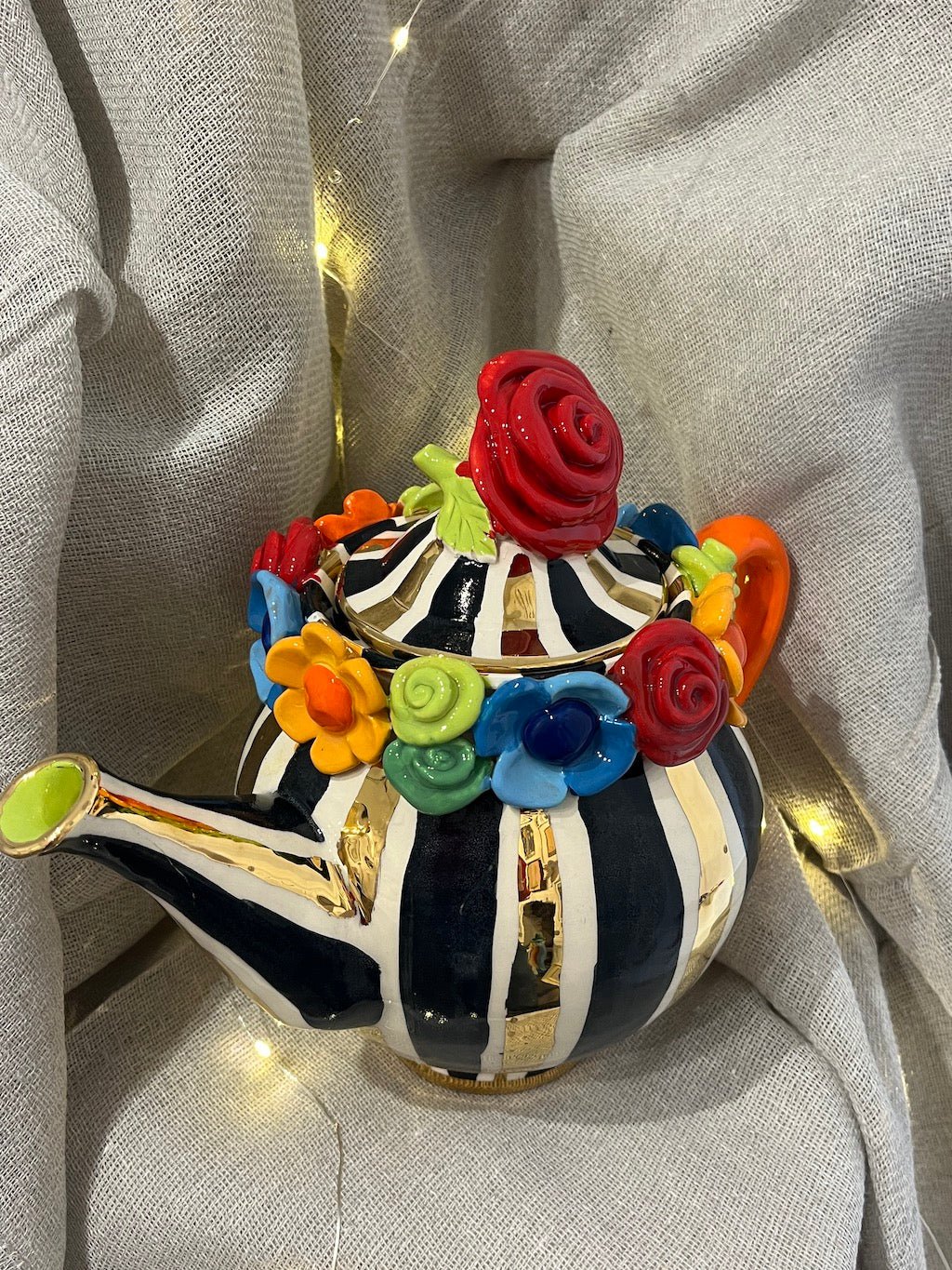 Medium Teapot (Rose) - Mary - Rose Young - Beside The Wave