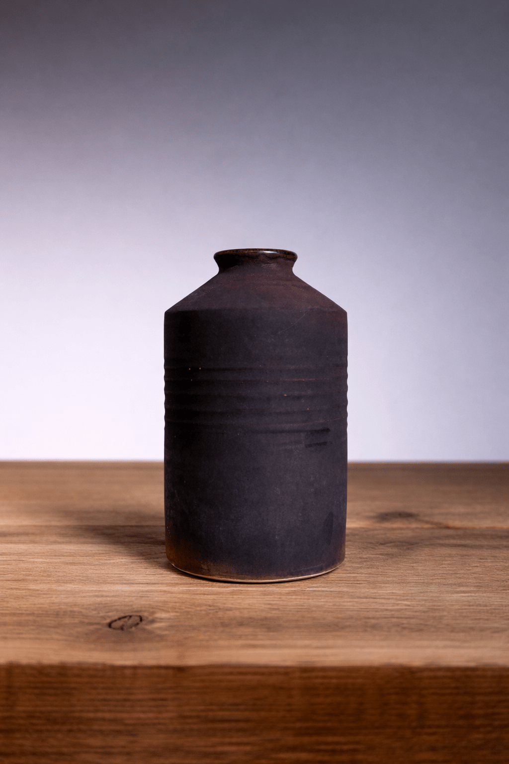 Medium Vase 2 (Plum/Brown) - Steve Smith - Beside The Wave
