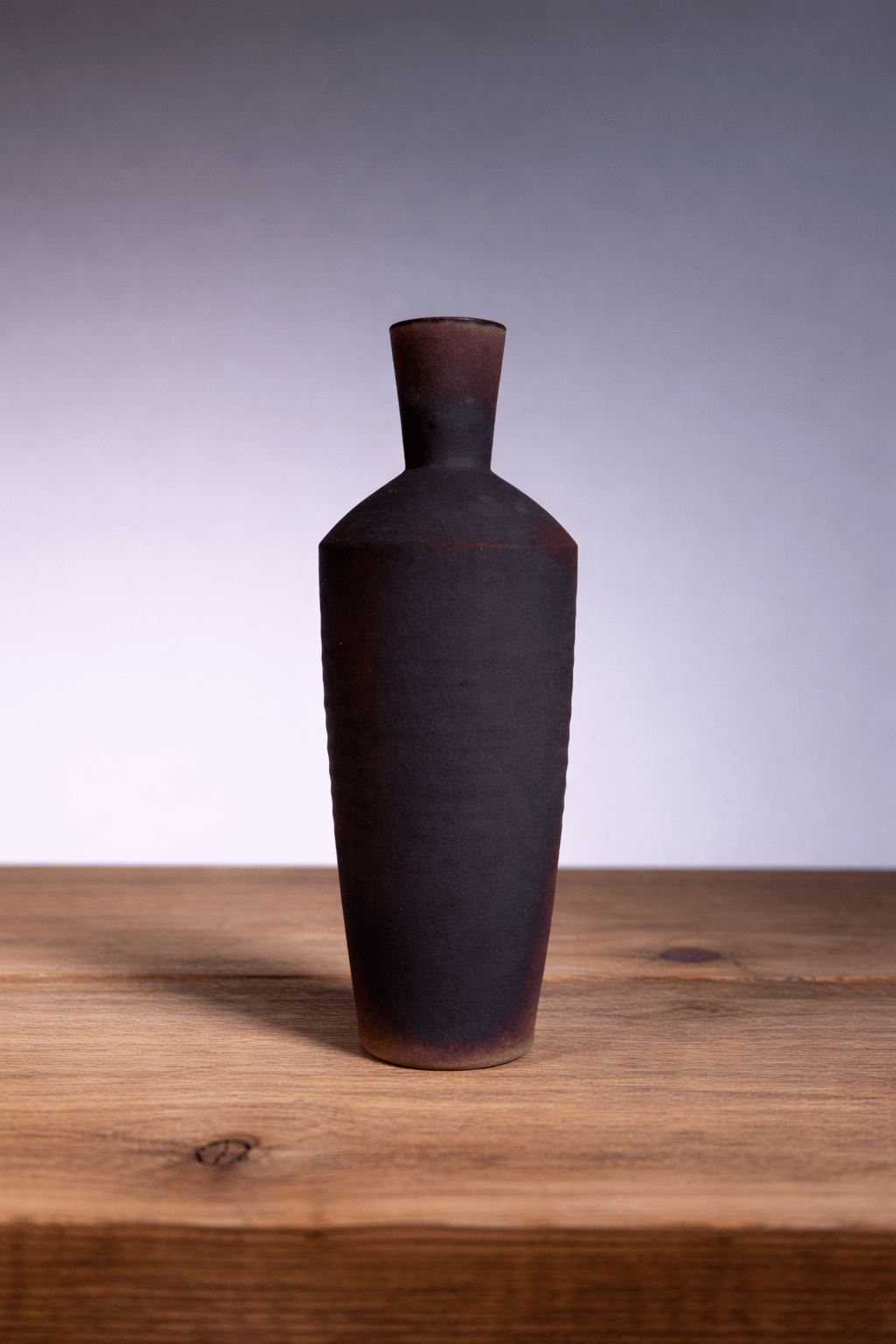 Medium Vase 3 (Plum/Brown) - Steve Smith - Beside The Wave