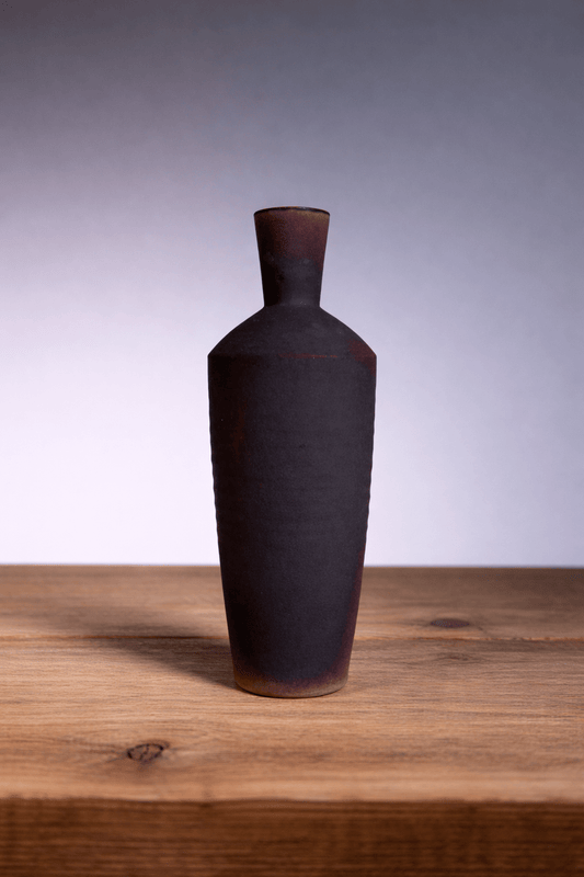 Medium Vase 3 (Plum/Brown) - Steve Smith - Beside The Wave
