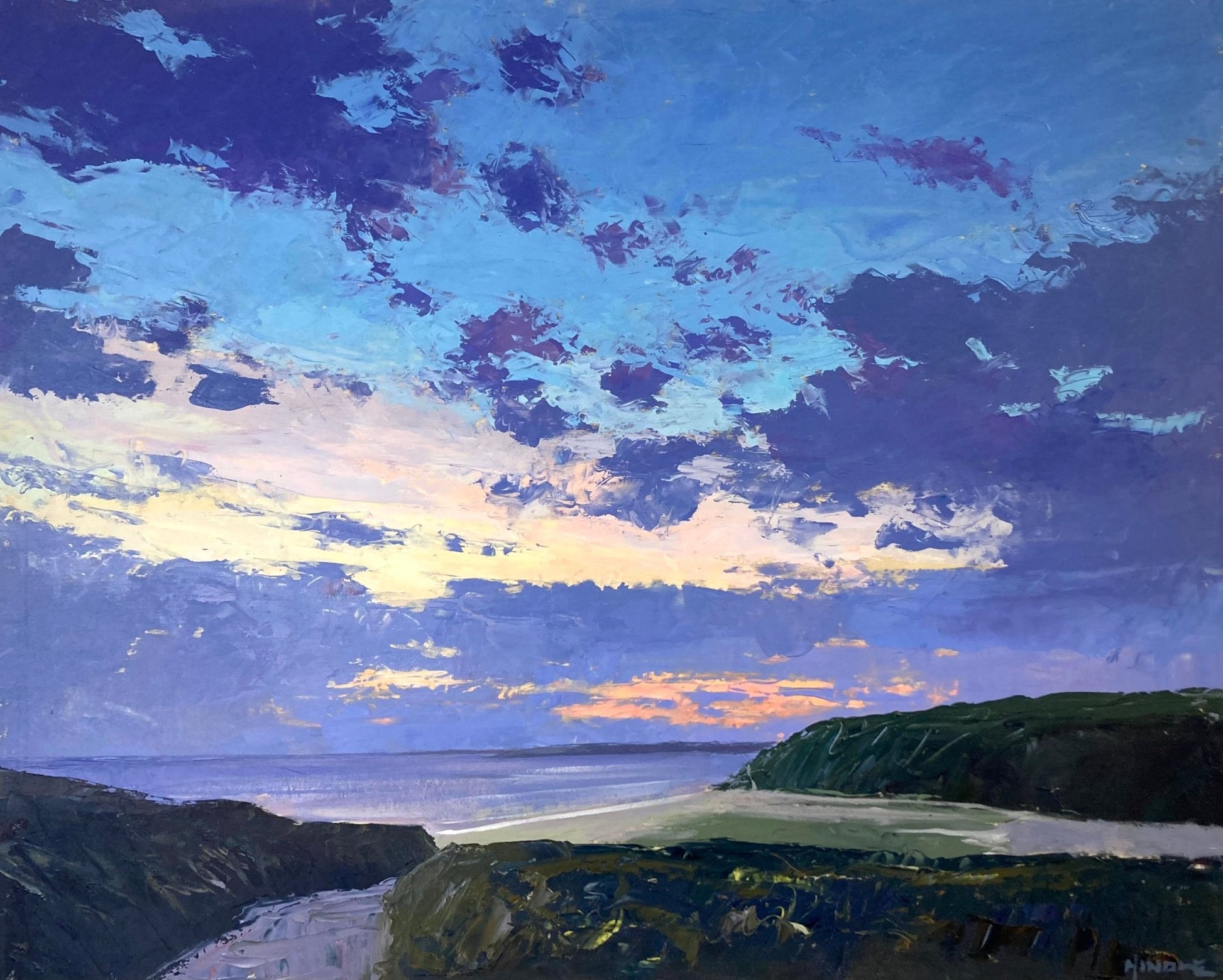 A walk down to Loe Bar-Mike Hindle-Beside The Wave