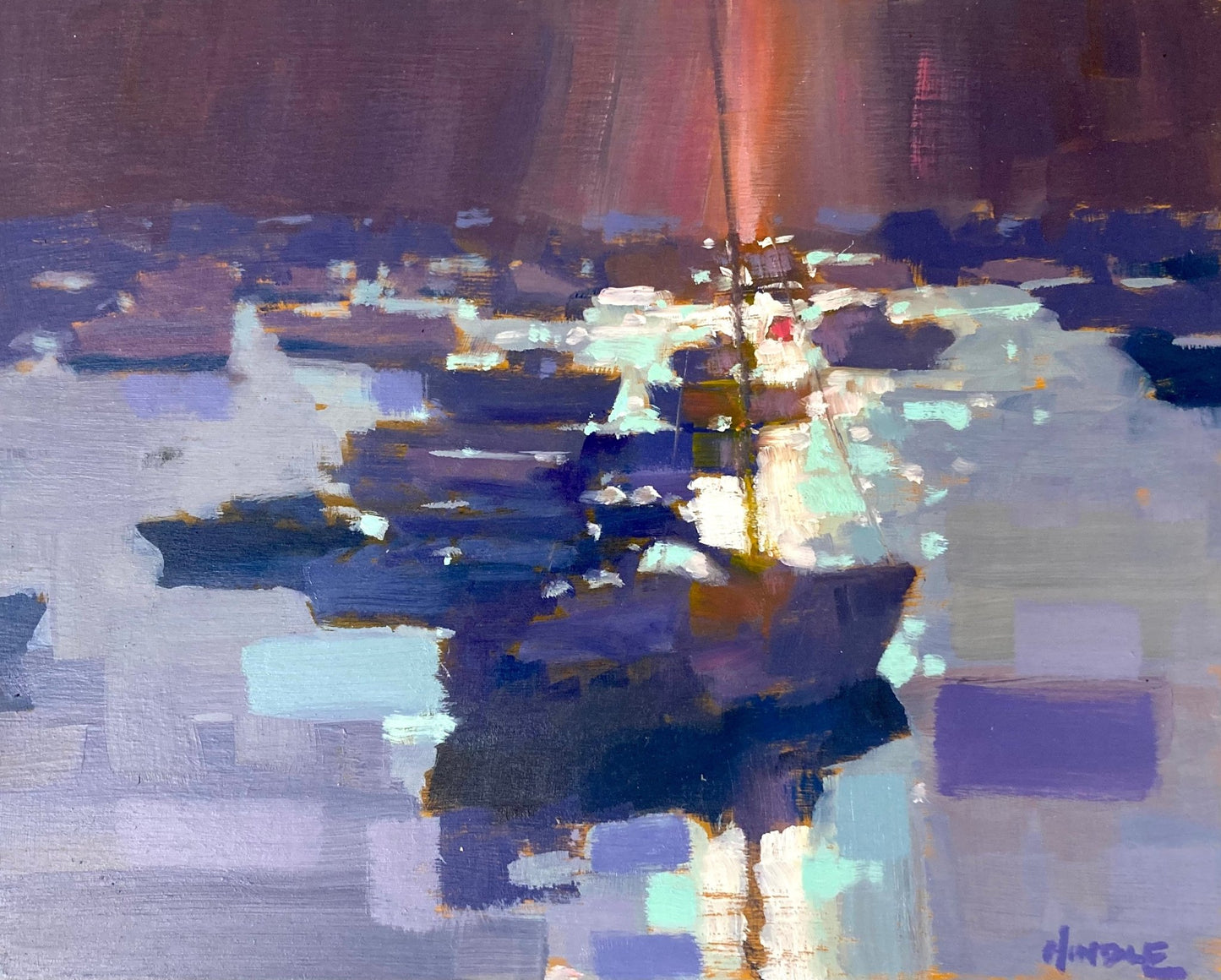 Pink light, Penzance-Mike Hindle-Beside The Wave