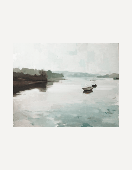 Mist on Penryn River - Jon Doran - Beside The Wave