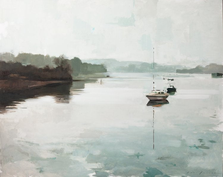 Mist on Penryn River - Jon Doran - Beside The Wave