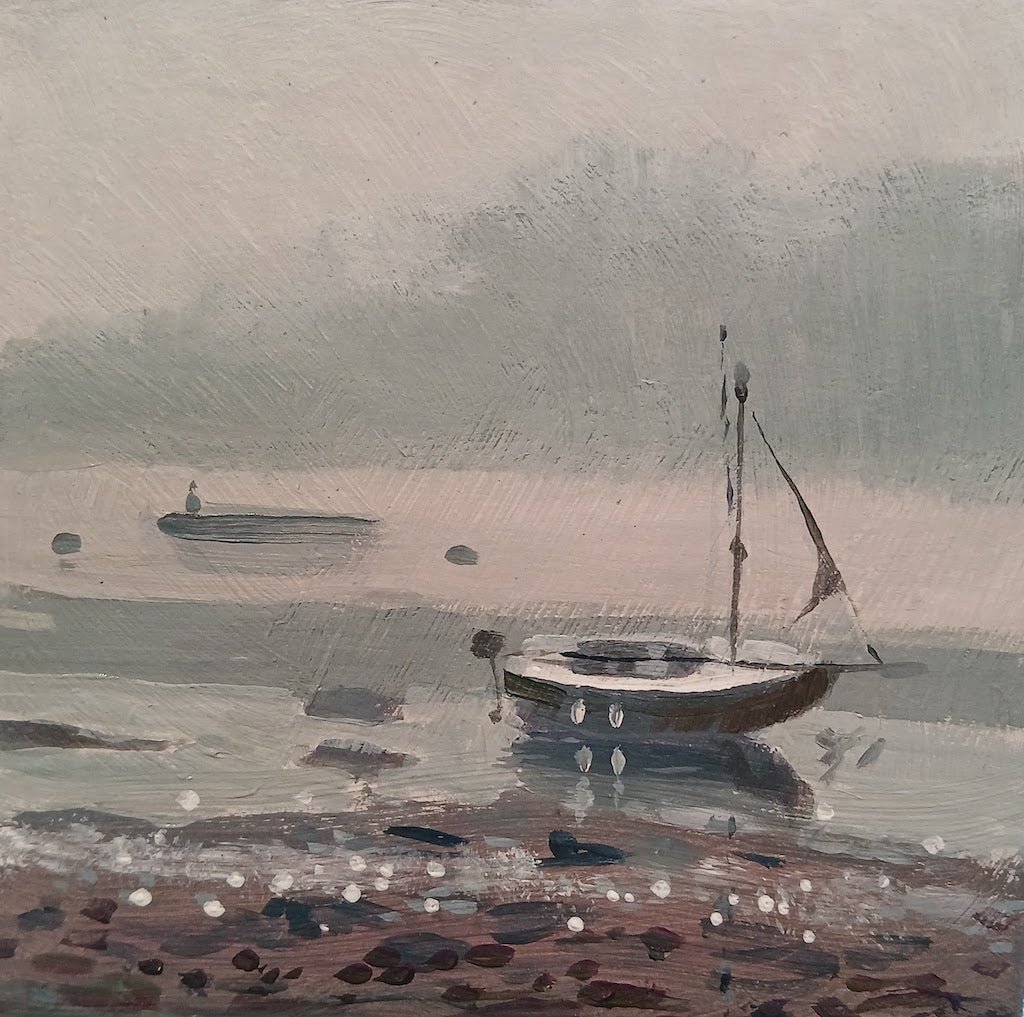Misty Creek, Low Tide - Sarah Wimperis - Beside The Wave