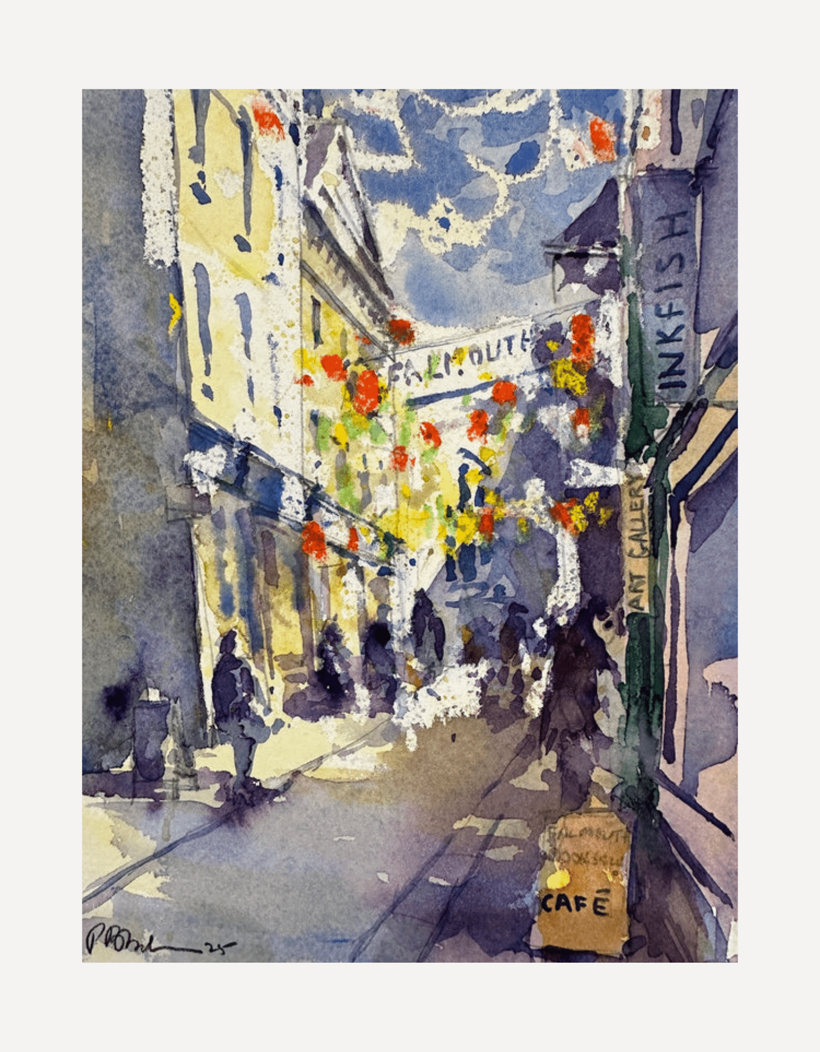 Morning Church Street Falmouth - Peter Blodau - Beside The Wave