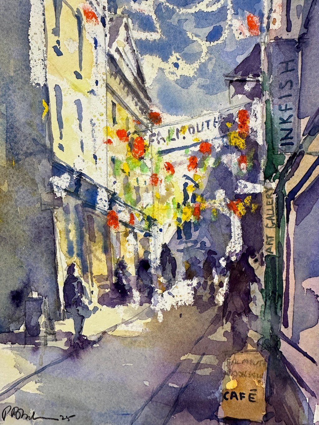 Morning Church Street Falmouth - Peter Blodau - Beside The Wave