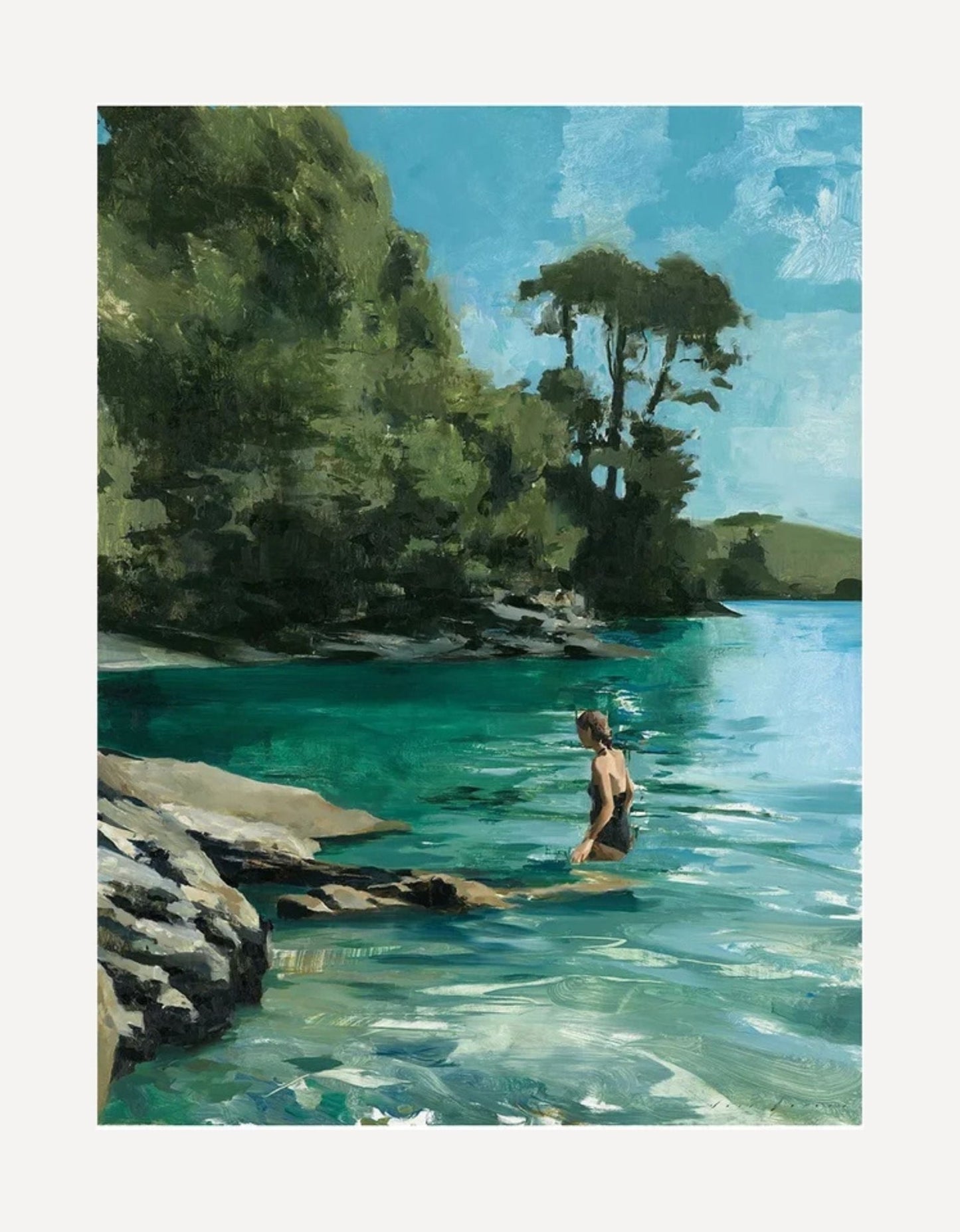 Morning Swimmer No.7 - Jon Doran - Beside The Wave