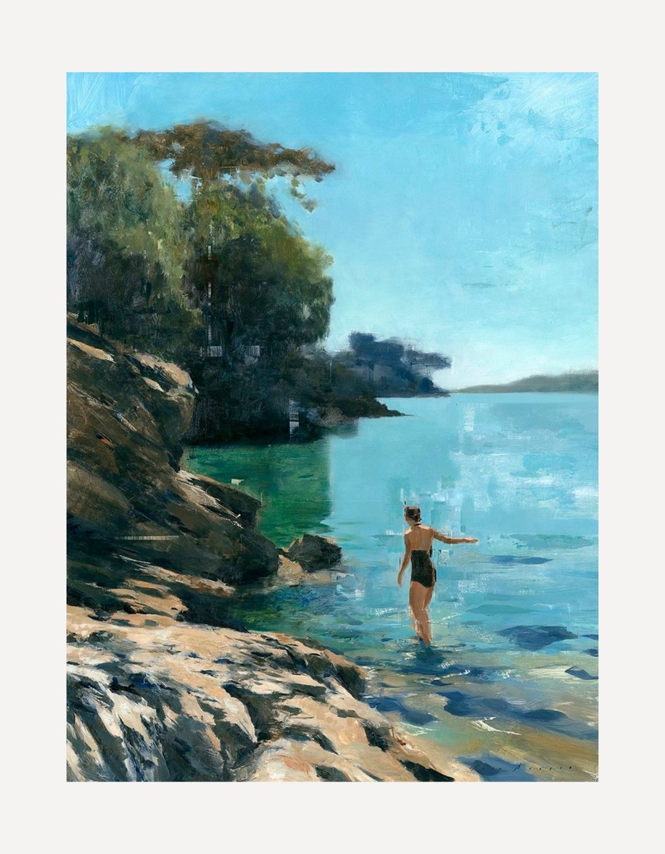 Morning Swimmer No.9-Jon Doran-Beside The Wave