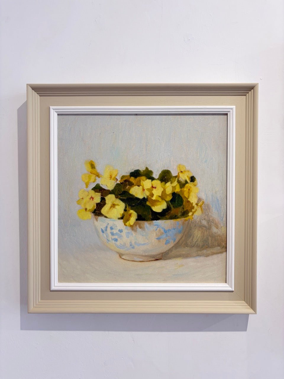 Nasturtium in a Blue Bowl-Johnty Robinson-Beside The Wave