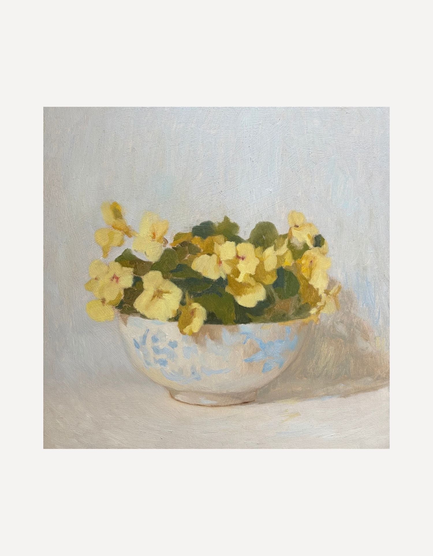Nasturtium in a Blue Bowl-Johnty Robinson-Beside The Wave