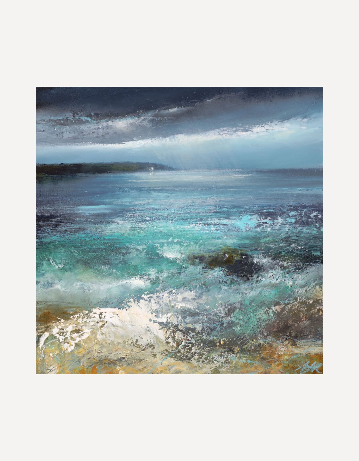 Night Seas off St Anthony Lighthouse - Amanda Hoskin - Beside The Wave