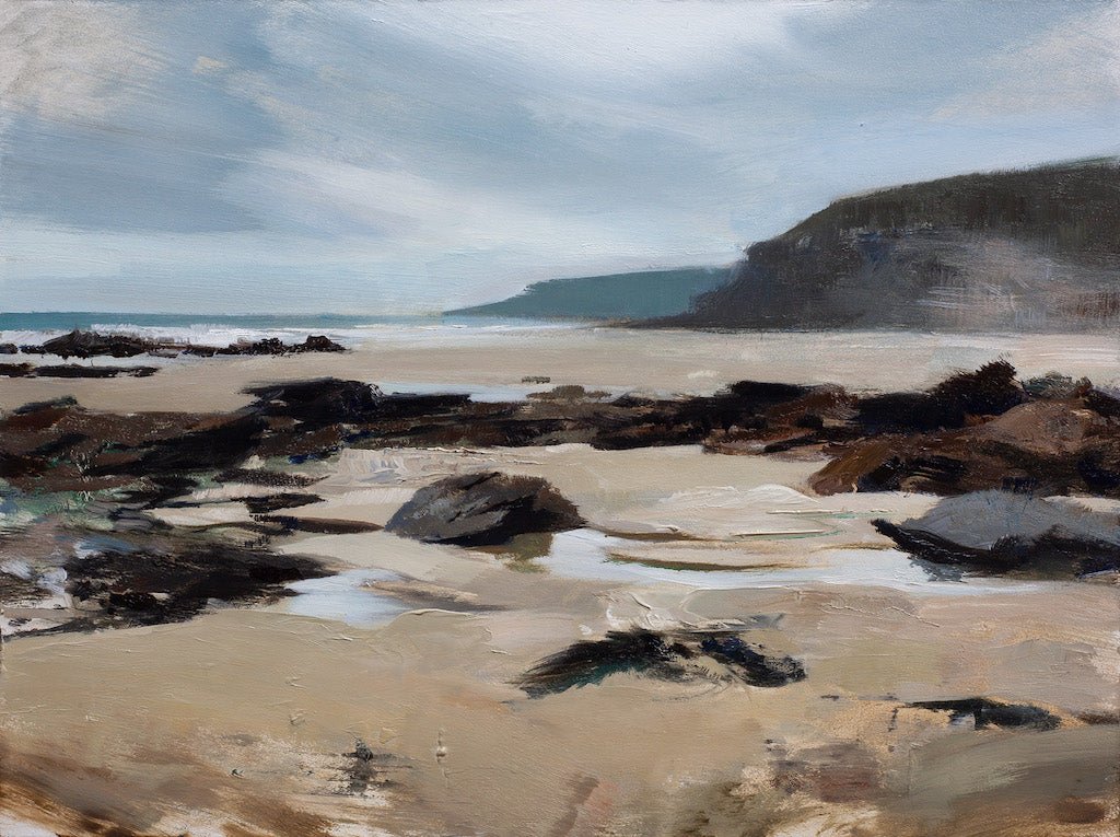 North Eastwards at Porthtowan Study - Jon Doran - Beside The Wave