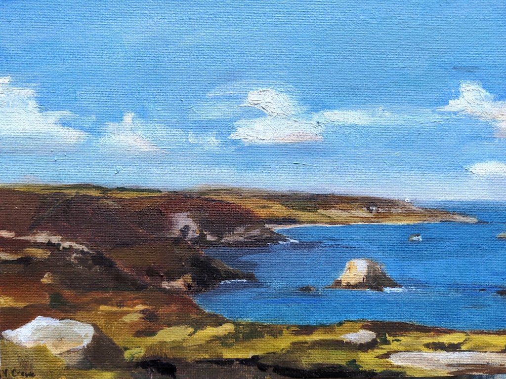 On the way to Kynance - Nancy Crewe - Beside The Wave