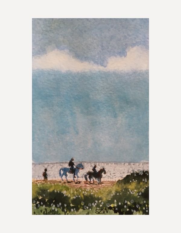 On White Horses - Sarah Wimperis - Beside The Wave