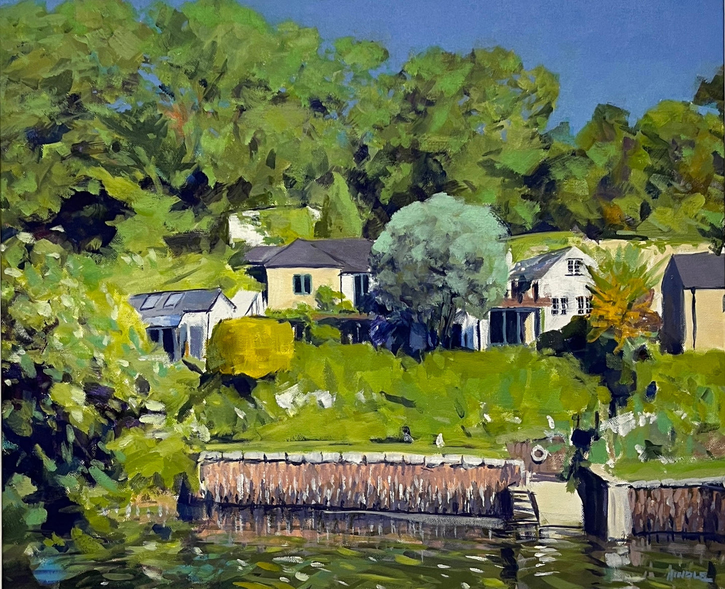 Over the water, Helford - Mike Hindle - Beside The Wave