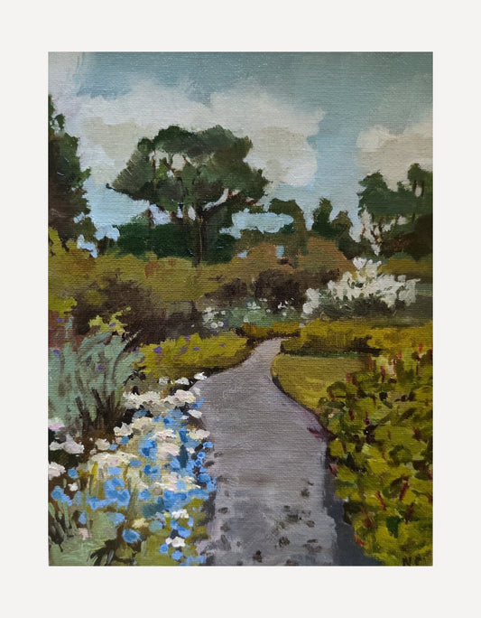 Path with Helford Trees - Nancy Crewe - Beside The Wave