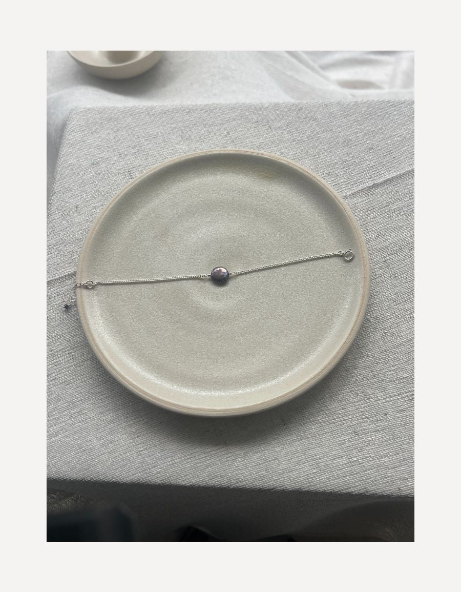 Peacock Coin Pearl Bracelet - Cat Birch - Beside The Wave