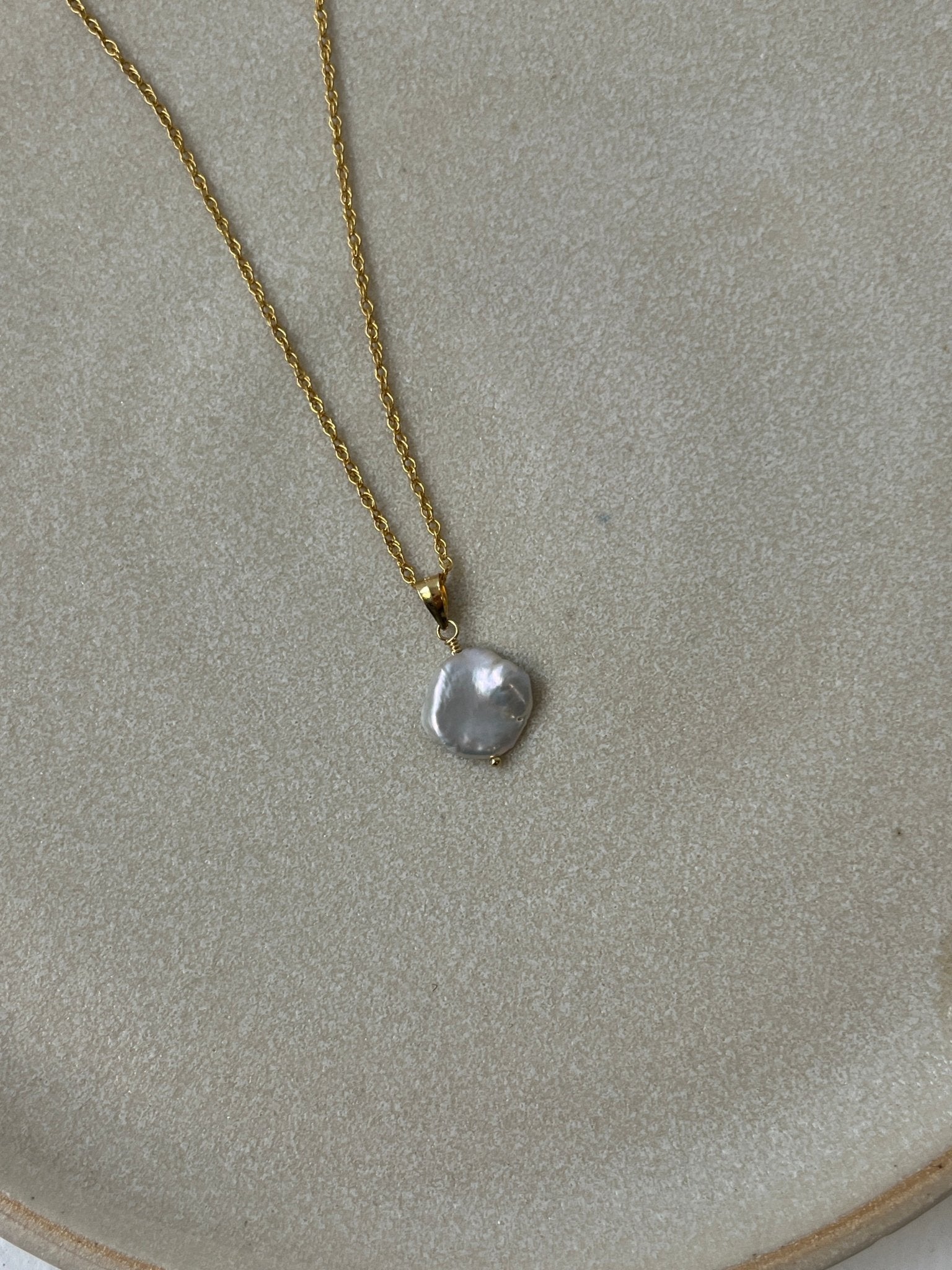Petal Keishi Pearl Necklace - Beside The Wave - Beside The Wave
