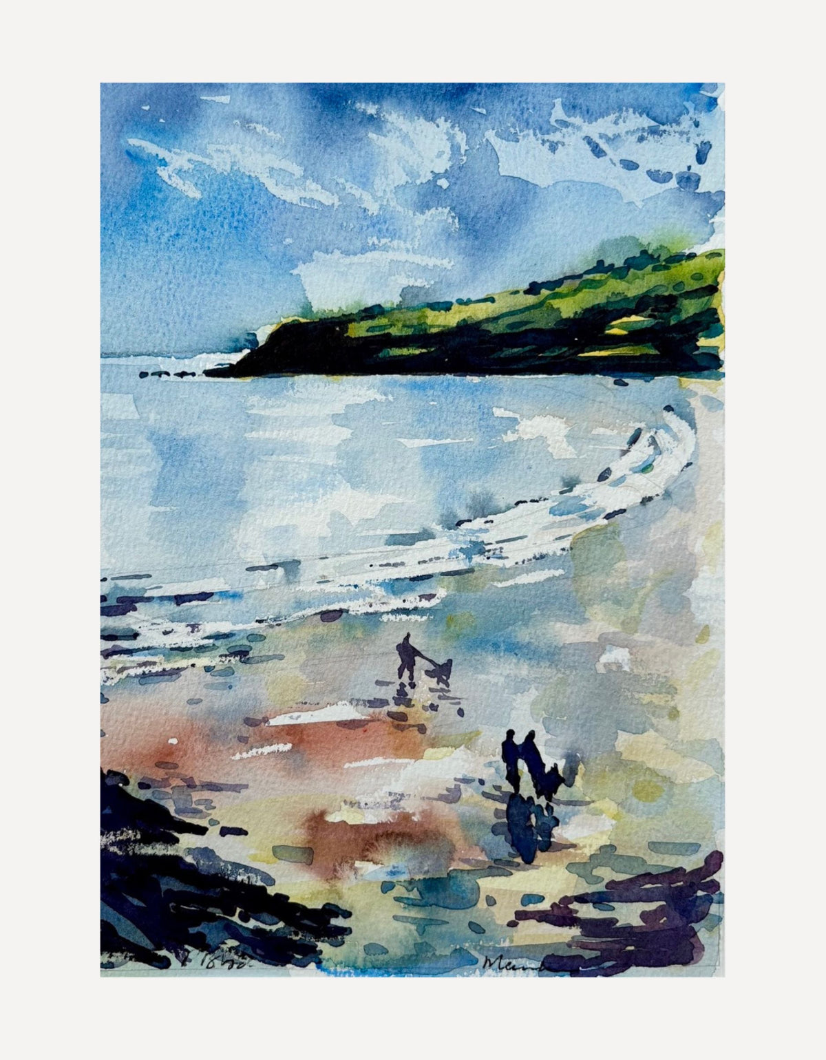 Maenporth Beach Evening