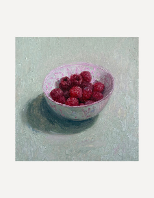 Pink Bowl Full of Raspberries II - Johnty Robinson - Beside The Wave