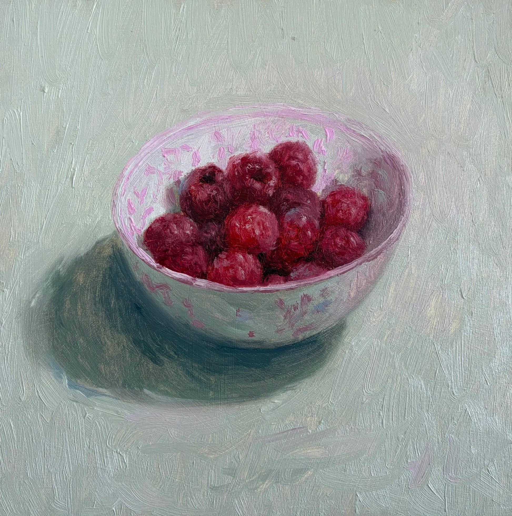 Pink Bowl Full of Raspberries II - Johnty Robinson - Beside The Wave