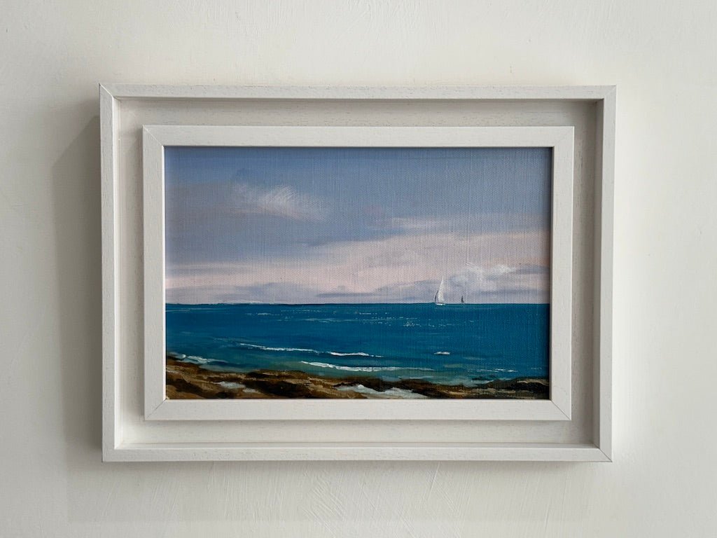 Pink Cloud and a Sapphire Tide - Oliver Makeham - Beside The Wave