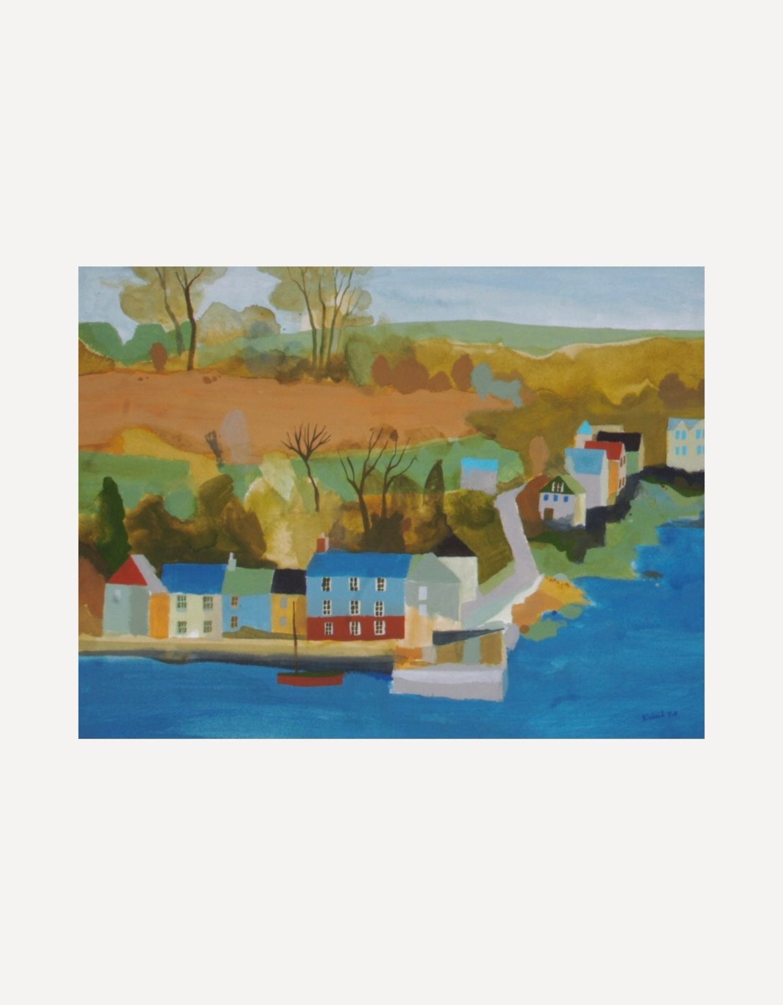 Ploughed Field above Flushing - Richard Tuff - Beside The Wave